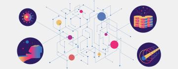 illustration of connected objects